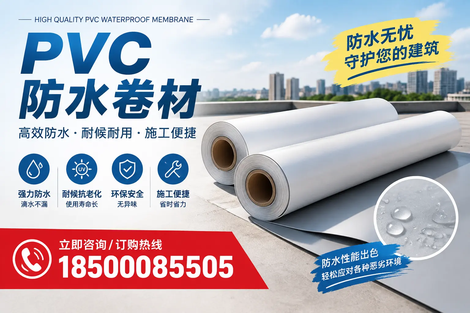 如何正确储存PVC防水卷材？百色用户的实用建议